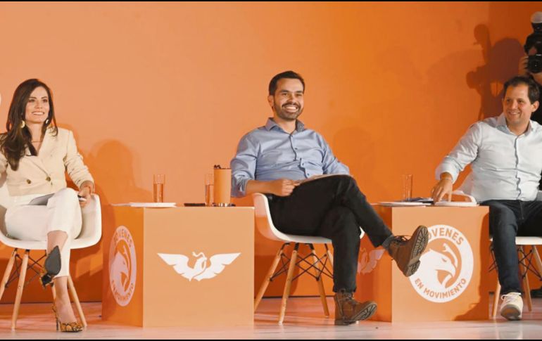 Jorge Álvarez Máynez indicó que la seguridad es fundamental para recuperar la tranquilidad del país. ESPECIAL