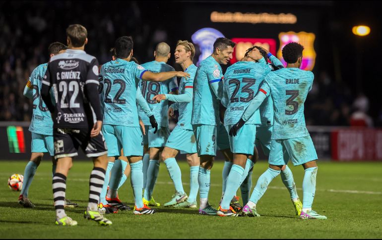 El Barcelona avanza en la Copa del Rey. EFE/K. Huesca
