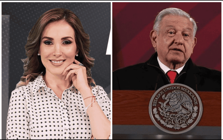 El presidente aseguró que su mandato no tiene nada que ver con la salida de Azucena Uresti de Milenio. ESPECIAL / X: @Azucenau / SUN / ARCHIVO