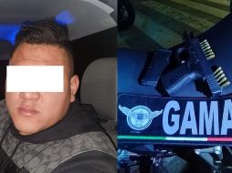 El detenido dijo llamarse Aram Osvaldo “N”, de 23 años y fue llevado ante el Ministerio Público. ESPECIAL / COMISARÍA