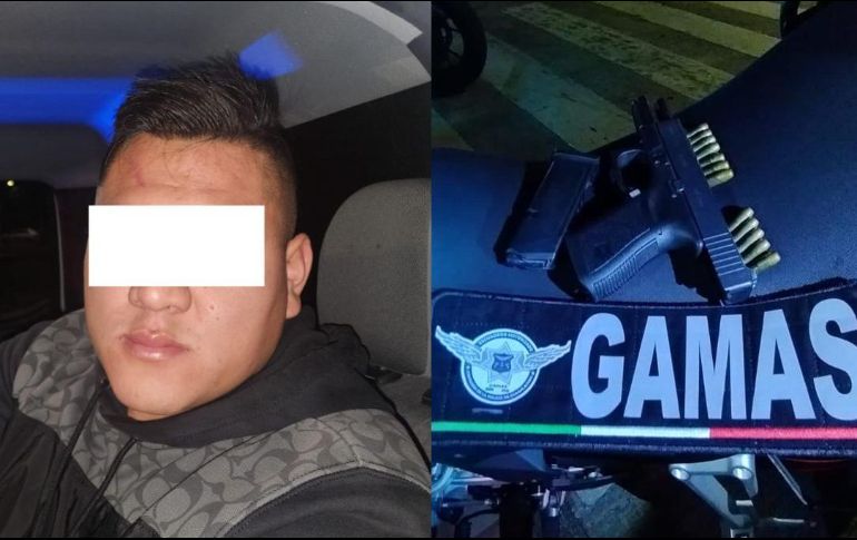 El detenido dijo llamarse Aram Osvaldo “N”, de 23 años y fue llevado ante el Ministerio Público. ESPECIAL / COMISARÍA