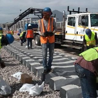 ¿Cuál es el avance de la construcción de la línea 4?