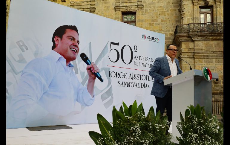 Con la presencia de amigos, compañeros de partido, ex gobernadores y otras figuras políticas, este lunes fue celebrado el 50 aniversario del natalicio del ex mandatario de Jalisco, Aristóteles Sandoval Díaz, quien fue asesinado en 2020. EL INFORMADOR / A. Navarro