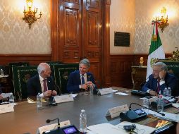 López Obrador aseguró este miércoles que en su encuentro con legisladores texanos no se habló de la actitud antimigrante del gobernador Greg Abbott. EFE / ESPECIAL, Presidencia de México