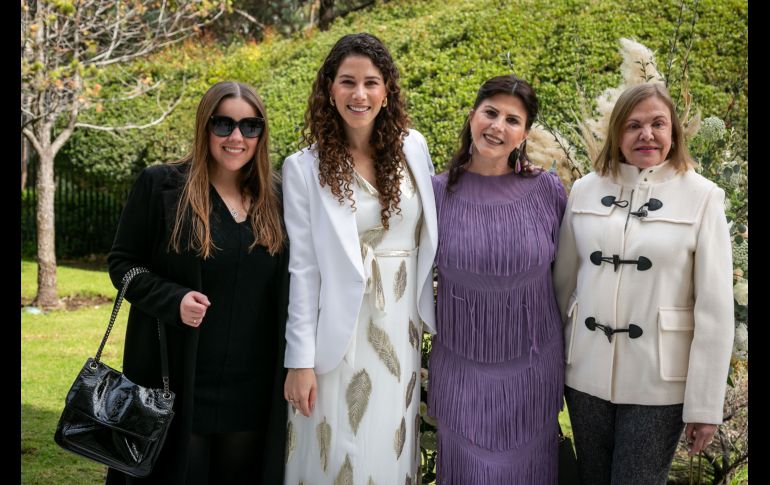 Mariel Chávez, Chantal Chalita, Lourdes Aceves de Chalita y Adriana Chávez. GENTE BIEN JALISCO/ Jorge Soltero