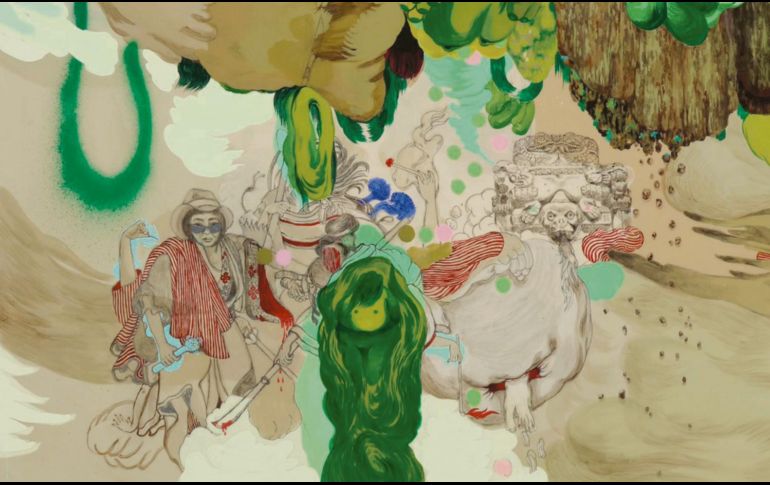 En las obras de la artista plástica Rocío Sáenz, no existen las leyes físicas y los objetos parecen flotar. CORTESÍA