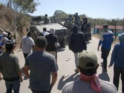 Los denunciantes aseguraron que durante su retirada el grupo armado se enfrento con otro grupo. EFE/ J. De la Cruz