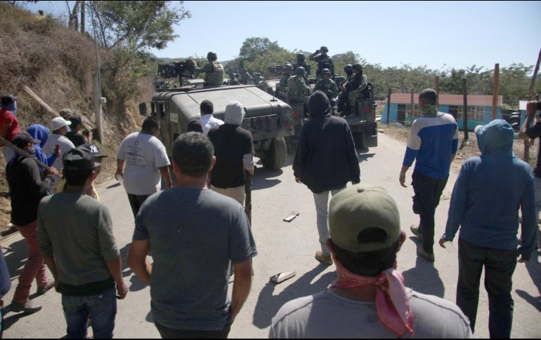 Los denunciantes aseguraron que durante su retirada el grupo armado se enfrento con otro grupo. EFE/ J. De la Cruz