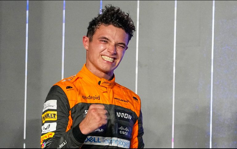 Norris permanecerá con el equipo con el que ha conseguido 13 podios. AP/A. Schalit