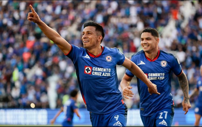 Ángel Sepúlveda marcó el gol del triunfo para el Cruz Azul. EFE/J. Méndez