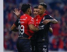 El Estadio Jalisco vio una victoria complicada para Atlas que terminó con un marcador de 2-1 frente a los Bravos de Juárez. IMAGO7.