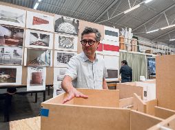 El artista muestra parte de sus procesos creativos. EL INFORMADOR/ H. Figueroa