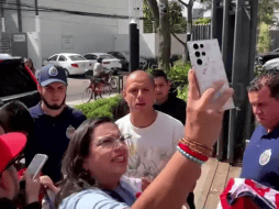 Este lunes el delantero del Rebaño ya se presentó en Verde Valle. ESPECIAL.