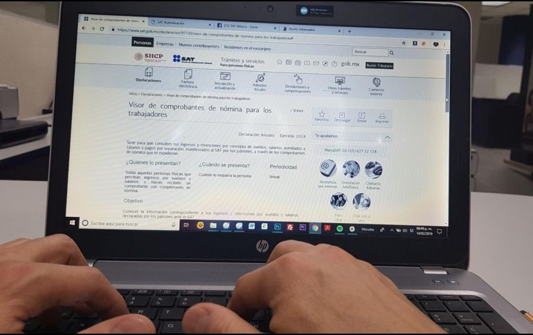 El trámite se puede hacer en el portal del SAT. EL INFORMADOR/Archivo