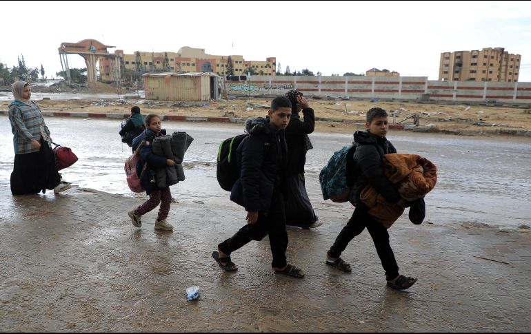 Las muertes son cerca de 27 mil y hay más de 65 mil heridos. Xinhua/R. Abdeljawad