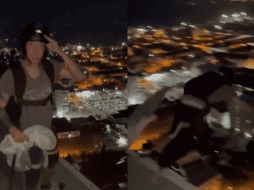 El joven británico de nombre Nathy Odison, de 33 años de edad, se dedicaba a practicar paracaidismo. /Captura @CronicaPolicial