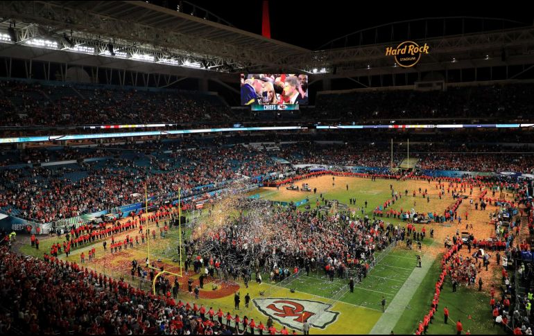 Chiefs y 49ers se medirán en el Super Bowl LVIII en el Allegiant Stadium. AFP/ ARCHIVO.