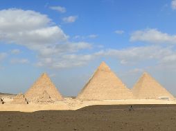 La pirámide de Micerino es la menor de la necrópolis de Giza. AFP/Archivo