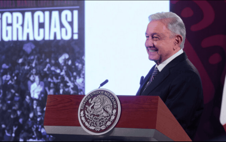 Pese a que se rumoraba una marcha de despedida, el mandatario dejó claro que será el 15 de septiembre. ESPECIAL/GOBIERNO DE MÉXICO