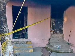 Esta es la finca donde se reportó el incendio, en la Colonia San Pedrito. ESPECIAL