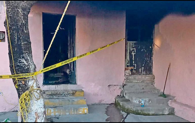 Esta es la finca donde se reportó el incendio, en la Colonia San Pedrito. ESPECIAL