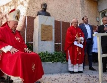 La misa fue ofrecida para todos los joyeros de la ciudad, sus familias y los hijos ausentes, la cual fue transmitida en vivo por María Visión y oficiada ante un templo abarrotado de creyentes. EL INFORMADOR / H. Figueroa