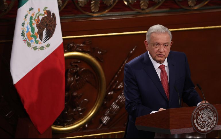 El presidente Andrés Manuel López Obrador también planteó prisión preventiva para narcomenudeo. SUN/ B. Fregoso.