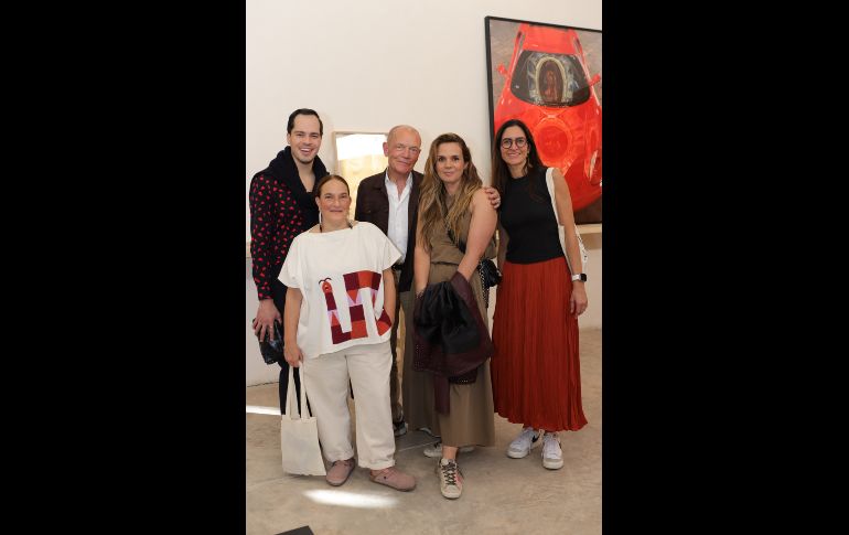 Marcel Moscoso, Andrea Cesarman, Arthur Duncan, Jimena de Mézanos y Lorena Vieyra. GENTE BIEN JALISCO/ Christian Pérez