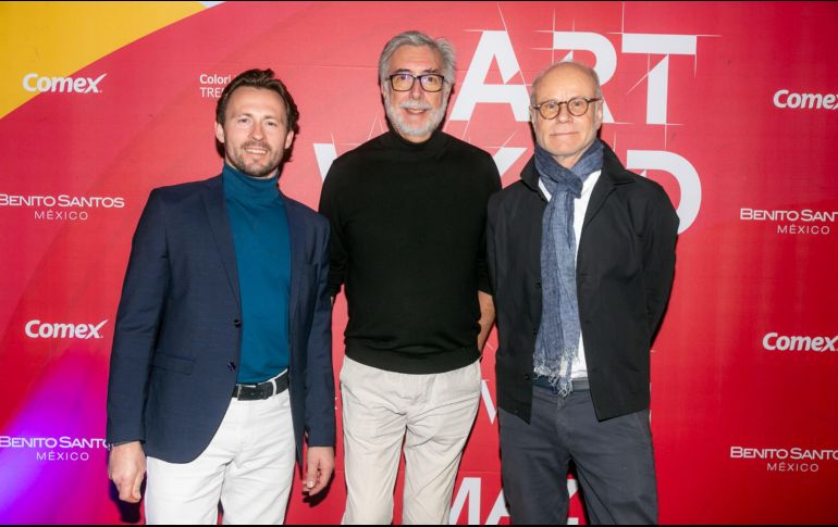 Adam Moscicki, Jean-Philippe Vernes y Frédéric Goldschmidt. GENTE BIEN JALISCO/ Jorge Soltero