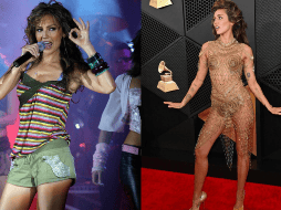 Miley usó técnica de peluquería para dar volumen y aspecto ligeramente desordenado al cabello, usada por Thalía en sus inicios. AFP/ARCHIVO/ IG @mileycyrus