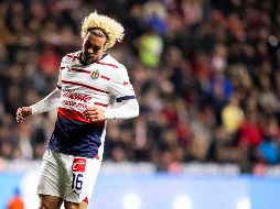 El delantero se estrenó como goleador del Guadalajara en el debut del Rebaño dentro de la Copa de Campeones de la CONCACAF. IMAGO7.