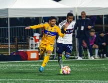 A lo largo del partido Tigres fue perdiendo terreno ante los canadienses y sólo una jugada individual los salvó. TWITTER/TigresOficial