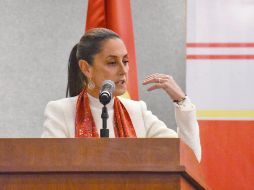 Claudia Sheinbaum recibió el título de candidata a la Presidencia por el PT. EL UNIVERSAL