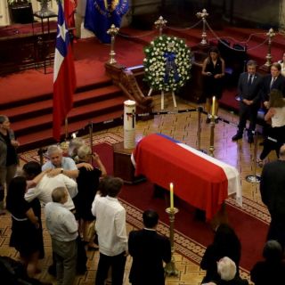 Chile da masiva despedida a Sebastián Piñera antes del funeral de Estado