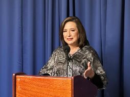 Xóchitl Gálvez solicita debate en inglés con López Obrador. EFE/ O. Guzmán