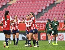 Cervantes no sólo logró posicionarse como la jugadora con más anotaciones en este torneo con 10, sino que, además, empató a Katty Martínez como la máxima goleadora de la Liga MX Femenil con 139 cada una. IMAGO7