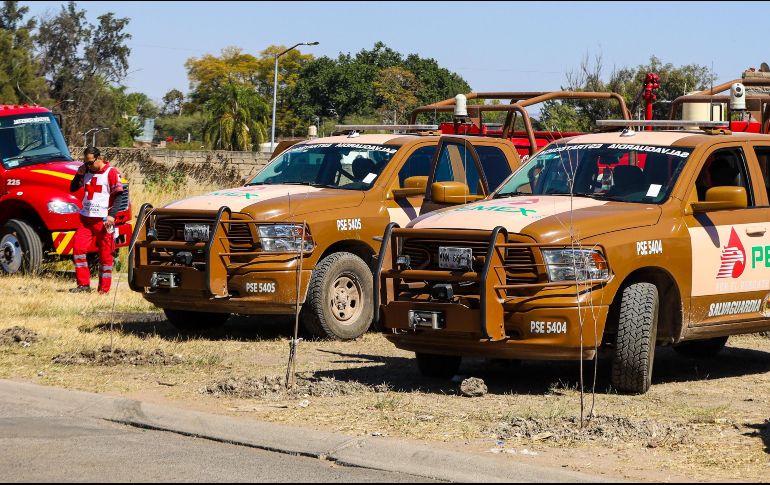 Autoridades señalaron que el olor persistente se debe al derrame del día de ayer, no a que la fuga continúe, pues esta ha sido contenida. EL INFORMADOR / ARTURO NAVARRO