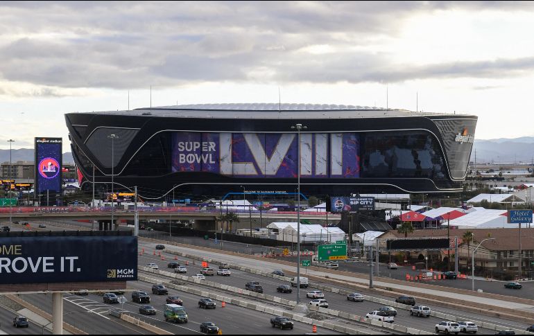 El magnífico estadio de los Raiders de Las Vegas es una verdadera joya en el desierto. AFP / C. Ward