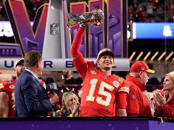 Patrick Mahomes se conviertió en el cuarto quarterback titular en ganar tres Super Bowls. AP / ARCHIVO