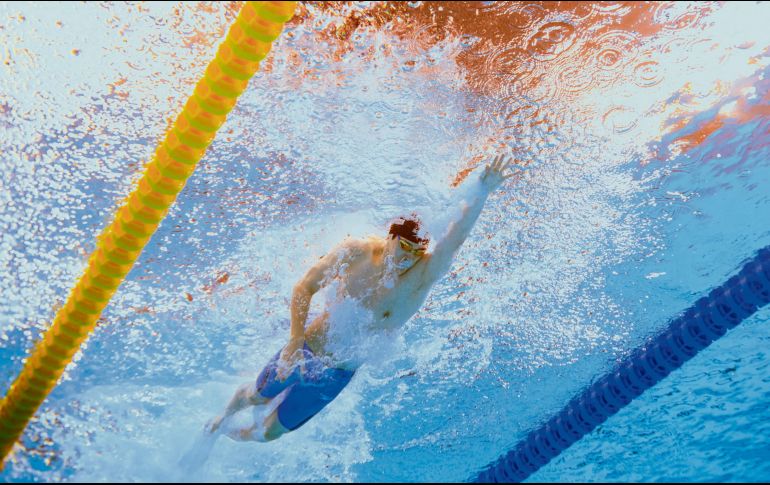 Zhanle Pan se está ganando un lugar entre la élite de la natación. AFP
