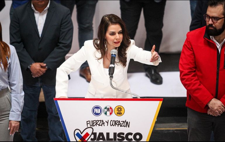 En la presentación, también se anunció a Ramiro Hernández como el coordinador de campaña de Laura Haro. EL INFORMADOR / H. FIGUEROA