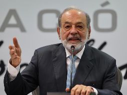 Slim indicó que no pensaba vender la empresa de telecomunicaciones ya que debe ser una empresa mexicana. SUN / B. Fregoso