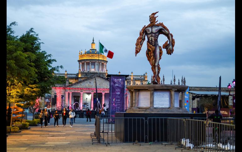 Este año GDL Luz se realizará del 14 al 18 de febrero de 19:30 horas a 11::00 horas con tres espectáculos principales a las 20:00, 21:00 y 22:00 horas. EL INFORMADOR/ Arturo Navarro.