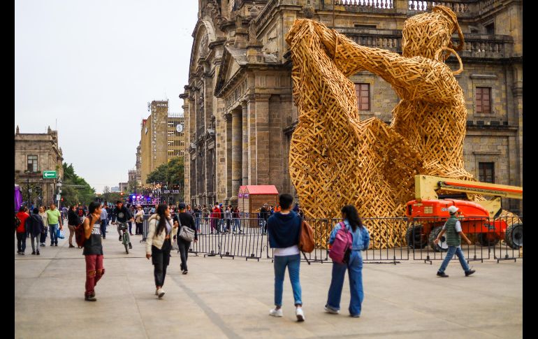 Este año GDL Luz se realizará del 14 al 18 de febrero de 19:30 horas a 11::00 horas con tres espectáculos principales a las 20:00, 21:00 y 22:00 horas. EL INFORMADOR/ Arturo Navarro.
