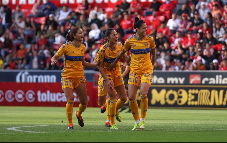 Tigres se mantiene invicto después de siete jornadas en el Clausura 2024. IMAGO7.