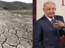 El Presidente López Obrador informó que se están perforando pozos de un acuífero en la zona de Valle del Mezquital, en la parte limítrofe del Hidalgo con el Estado de México. ESPECIAL, SUN / J. Alvarado y EFE / J. Méndez