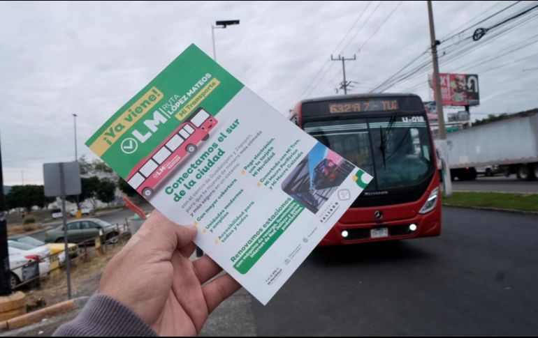 La nueva ruta López Mateos contará con ocho rutas de camiones que circularán por dicha avenida. CORTESÍA.