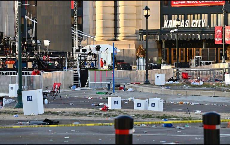 El Mandatario se refirió a la tragedia en el desfile de celebración de los Chiefs. EFE/ D. Kaup