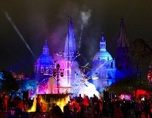 Para este jueves se adelantarán los espectáculos en Catedral Metropolitana, Plaza Liberación y la explanada de Museo Cabañas. EL INFORMADOR / A. Navarro