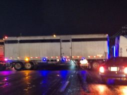 El presidente municipal, Alejandro Barragán pidió a la población resguardarse en sus casas y no salir a dicha zona. ESPECIAL.